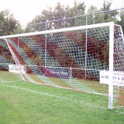 Set doelnetten voor voetbaldoelen 7,5 x 2,5 x 0,8 x 2,0 (4mm) - Blauw/Wit